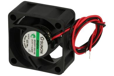 Fan; MB40200V1-000U-A99; 40x40x20mm; magnetic Vapo; 5V; DC; 0,95W; 15,12m3/h; 25,5dB; 0,19A; 7200RPM; 2 wires; Sunon; RoHS; 3,5÷6V; 300mm