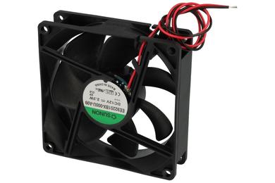 Fan; EE92251BX-000U-A99; 92x92x25mm; ball bearing; 12V; DC; 2,3W; 93,5m3/h; 37,5dB; 190mA; 3400RPM; 2 wires; Sunon; RoHS; 4,5÷13,8V; 300mm