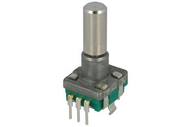 Rotary encoder; EC11B1524701; with button; through hole; 15 pulses; 10mA; 5V DC; Alps Rotary encoder; EC11B1524701; with button; through hole; 15 pulses; 10mA; 5V DC; Alps