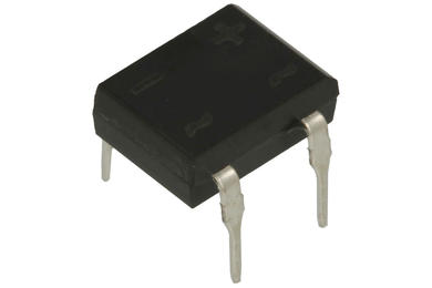 Bridge rectifier; DB106; 1A; 800V; cube; through hole (THT); DB-1; MCComponents; RoHS