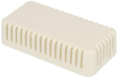 Enclosure; multipurpose; HM1551V2WH; ABS; 80mm; 40mm; 20mm; IP30; white; venting holes; snap; Hammond; RoHS; UL94-HB
