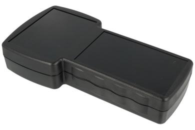 Enclosure; for instruments; handheld; G828B(S); ABS; 210mm; 75/110mm; 40mm; black; RoHS; Gainta