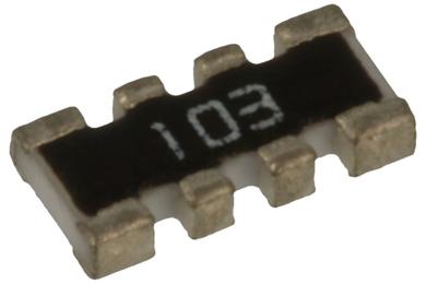 Resistor network; DR1/16W5%4*10k; 4; 10kohm; 1206; surface mounted (SMD); 5%; 0,063W; Vitrohm; RoHS; YC164