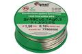 Soldering wire; 1,5mm; reel 0,1kg; SAC0307/1,50/0,1; lead-free; Sn99Cu0,7Ag0,3; Cynel; wire; 1.1.3/3/3.0%; solder tin