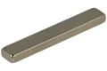 Magnet; cuboid; N38; 25mm; 4mm; 2mm; nickel plated; Neodymium