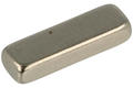 Magnet; cuboid; N38; 10mm; 3mm; 2mm; nickel plated; Neodymium