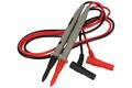 Test leads; MTL-; for multimeter; 2mm; safe; angled; 1,1m; PVC; 1,2mm2; black & red; 20A; 600V; nickel plated brass; Koko-Go