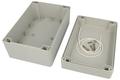 Enclosure; multipurpose; ZP180.120.90JH TM; ABS; 120mm; 180mm; 90mm; IP65; light gray; with brass bushing; Kradex; RoHS