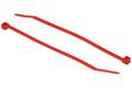 Opaski; kablowe; HA203R; 98mm; 2,5mm; czerwony; 100szt.; Fasteman
