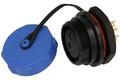 Gniazdo; SP2112/S5B-1C; 5 torów; lutowany; 0,75; 4mm2; SP21; na panel; 21mm; IP68; 5; 30A; 500V; Weipu; RoHS