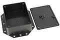 Enclosure; multipurpose; G1905; ABS; 102mm; 77mm; 39,4mm; black; mounting flange; Gainta; RoHS