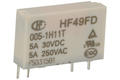 Relay; electromagnetic miniature; HF49FD-005-1H11T  (JZC49F); 5V; DC; SPST NO; 5A; 240V AC; 5A; 30V DC; PCB trough hole; Hongfa; RoHS