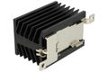 Heatsink; D-74; for 1 phase SSR; with holes; blackened; 2,1K/W; 74m; 48m; 55m; TriHero