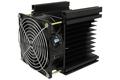 Heatsink; Y-110; for 3-phase SSR; with fan 220V AC; 0,28K/W; blackened; 110mm; 125mm; 135mm; TriHero