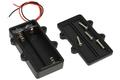 Battery holder; A-BH-2R6-HB; 2xR6(AA); with 150mm cable; hermetic; container; with lid; with switch; black; R6 AA