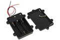 Battery holder; A-BH-3R6-H; 3xR6(AA); with 150mm cable; hermetic; container; with lid; with switch; black; R6 AA