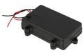 Battery holder; A-BH-3R6-H; 3xR6(AA); with 150mm cable; hermetic; container; with lid; with switch; black; R6 AA