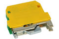 Connector; DIN rail mounted; grounding; ZUO-10/35; green-yallow; screw; 1,5÷10mm2; 1 way; Pokój; RoHS