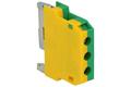 Connector; DIN rail mounted; grounding; ZUO-10/35; green-yallow; screw; 1,5÷10mm2; 1 way; Pokój; RoHS