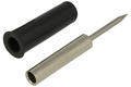 Test probe; TP-2-B; black; 2mm; pluggable (4mm banana socket); 36mm; PVC; Koko-Go; RoHS
