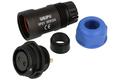 Gniazdo; SP2111C/S9II-1N; 9 torów; lutowany; 0,75mm2; 7-12mm; SP21; na przewód; IP68; 5A; 500V; Weipu; RoHS; SP2111/S9II-1N
