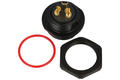 Gniazdo; SP2912/S4-1N; 4 tory; proste; lutowany; 4,0mm2; SP29; na panel; 30mm; skręcane; nylon66; czarny; IP68; 25A; 500V; Weipu; RoHS