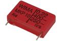 Capacitor; polypropylene; MKP; 220nF; 400V DC/220V AC; MKP10; MKP1G032205D00KSSD; 10%; 7x16,5x26mm; 22,5mm; bulk; -55...+100°C; Wima; RoHS