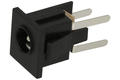 Socket; 2,1mm; DC power; 5,5mm; A-DCS-2,1/5,5Z; straight; for panel; latch; solder; plastic