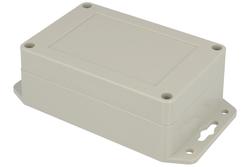 Enclosure; multipurpose; Z128UJH; ABS; 105mm; 70mm; 40mm; IP65; light gray; mounting flange; Kradex; RoHS