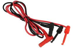 Test leads; TL-BPIZO/H-B+R; hook / banana plug; hook; 4mm; 1m; PVC; black & red; Koko-Go