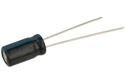 Capacitor; electrolytic; 22uF; 100V; TK; TKR220M2AE11M; diam.6,3x11mm; 2,5mm; through-hole (THT); bulk; Jamicon; RoHS