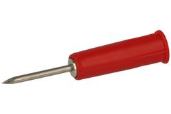 Test probe; TP-2-R; red; 2mm; pluggable (4mm banana socket); 36mm; PVC; Koko-Go; RoHS