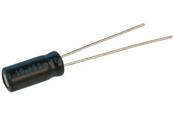 Kondensator; elektrolityczny; 10uF; 63V; TK; TKR100M1JD11M; fi 5x11mm; 2mm; przewlekany (THT); luzem; Jamicon; RoHS