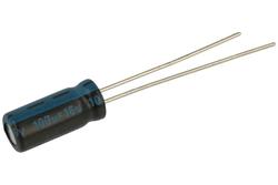 Capacitor; electrolytic; 100uF; 16V; TK; TKR101M1CD11M; diam.5x11mm; 2mm; through-hole (THT); bulk; Jamicon; RoHS