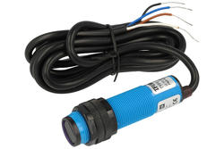 Sensor; photoelectric; G18-3A10PC; PNP; NO/NC; diffuse type; 0,1m; 10÷30V; DC; 100mA; cylindrical plastic; fi 18mm; with 2m cable; TriHero; RoHS