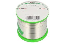 Soldering wire; 0,7mm; reel 0,5kg; Sn99,3Cu0,7/0,70/0,50; lead-free; Sn99,3Cu0,7; Cynel; wire; 1.1.3/3/3.0%; solder tin