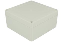 Obudowa; uniwersalna; ZP120.120.60JH TM PC; poliwęglan; 120mm; 120mm; 60mm; IP65; jasnoszary; z tulejkami mosiężnymi; hermetyczna; Kradex; RoHS