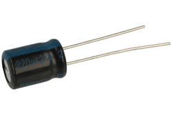 Kondensator; elektrolityczny; 220uF; 25V; TK; TKR221M1EFBBM; fi 8x11,5mm; 3,5mm; przewlekany (THT); luzem; Jamicon; RoHS