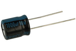 Capacitor; electrolytic; 1000uF; 16V; TK; TKP102M1CGBCM; diam.10x12,5mm; 5mm; through-hole (THT); tape; Jamicon; RoHS