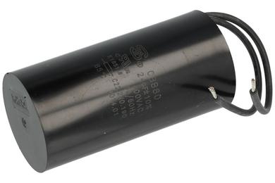 Capacitor; for discharge lamps; CBB80; 24uF; 400V; 10%; fi 40x80mm; with cables; -25...+85°C; S-cap; RoHS