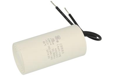 Capacitor; for discharge lamps; CBB80; 14uF; 400V; 10%; fi 35x71mm; with cables; -25...+85°C; S-cap; RoHS