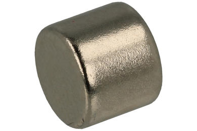 Magnet; cylindrical; N38; 6mm; 5mm; nickel plated; Neodymium