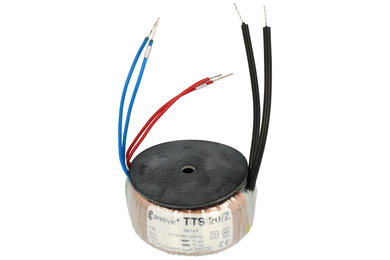Transformator; toroidalny; TTS20/Z 230/12-12V; 20VA; 230V; 12V; 0,83A; 0,83A; przewody; Breve Transformator; toroidalny; TTS20/Z 230/12-12V; 20VA; 230V; 12V; 0,83A; 0,83A; przewody; Breve
