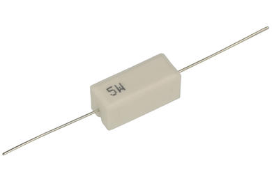 Resistor; cermet; R5W5%1R; 5W; 1ohm; 5%; 9,5x9,5x22mm; through-hole (THT); 35mm axial; RoyalOhm; RoHS; PRW05WJW10JB00
