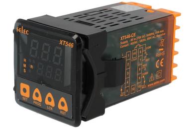 Relay; time; XT546-CE; 85÷270V; AC; DC; multi function; DPDT; 5A; 230V AC; panel mounted; Selec; RoHS; CE
