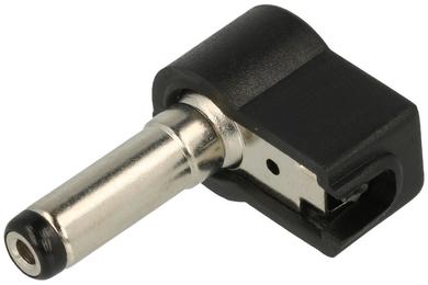 Plug; 2,1mm; DC power; 5,5mm; 14,0mm; WDC21-55K; angled 90°; for cable; solder; plastic; RoHS