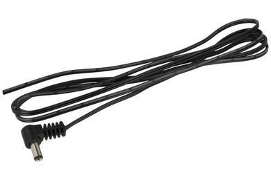 Plug with cable; 2,1mm; DC power; 5,5mm; 9,0mm; ACP-15/2.1BX; angled 90°; with 1,5m cable; plastic; RoHS