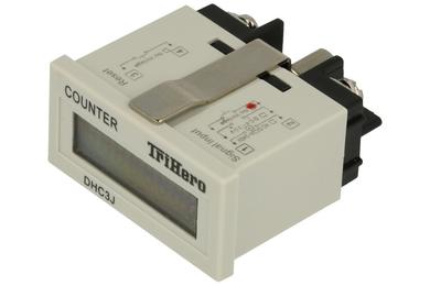Licznik impulsów; DHC3J-8; impulsy; 0÷99999999; AC; 24x48x50mm; zaciski śrubowe; Trihero
