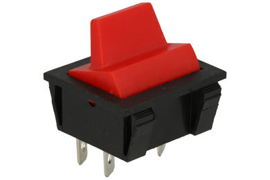 Switch; toggle; A-TS-2BR; 2*2; ON-OFF; 2 ways; 2 positions; bistable; na panel; 6,3x0,8mm connectors; 15A; 250V AC; black; 32mm