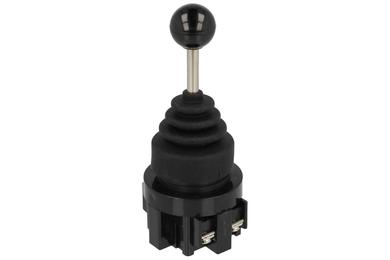 Switch; joystick; MS-2P HKB-201; (ON)-OFF-(ON); 3 positions; momentary; panel mounting; screw; 10A; 250V AC; 2 ways; 30mm; 50mm; Howo; RoHS